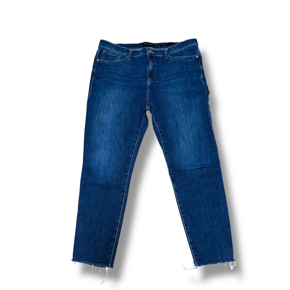Banana Republic Mid Rise Skinny cropped jeans